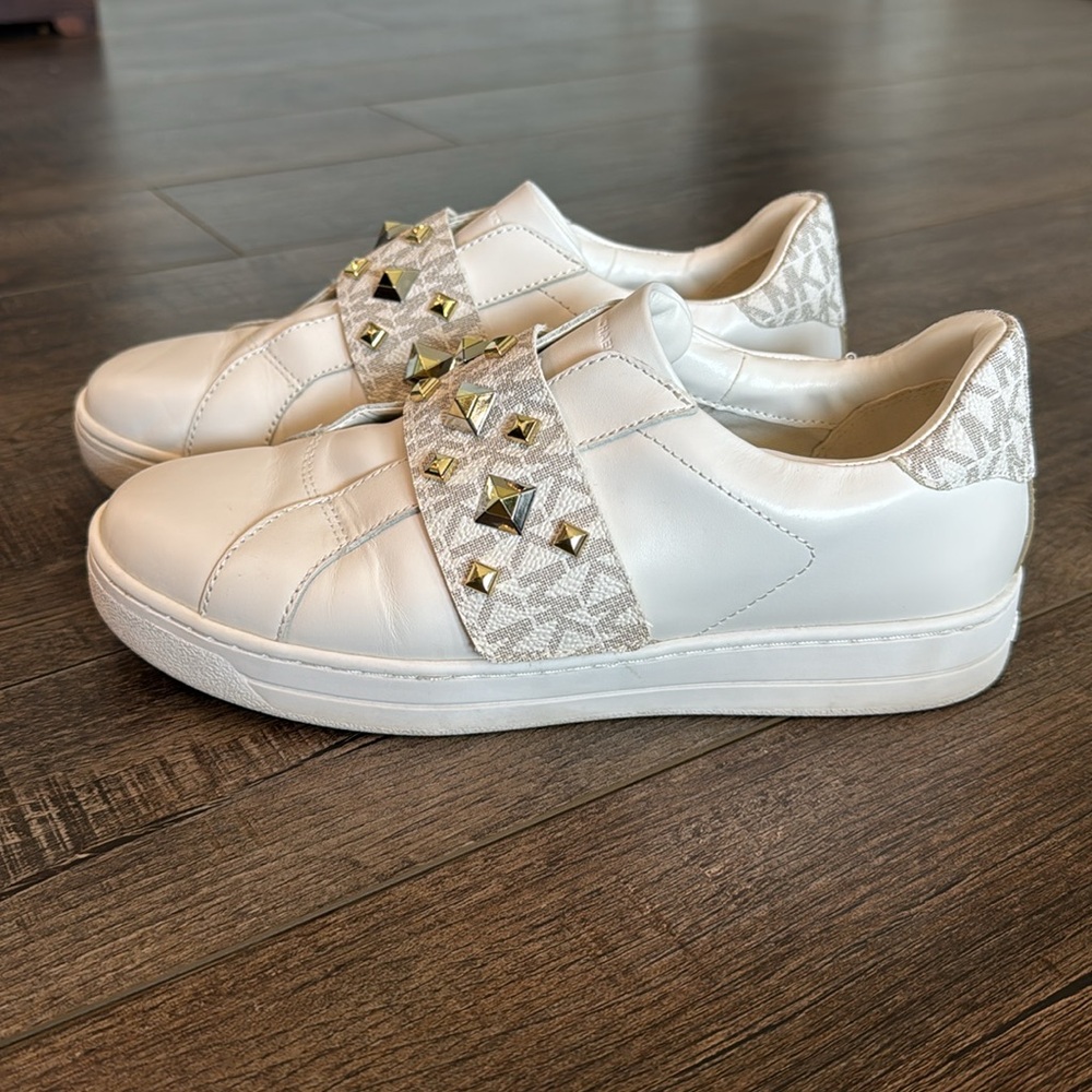 Michael Kors Kenna Studded Sneakers - Womens - Picture 3 of 7